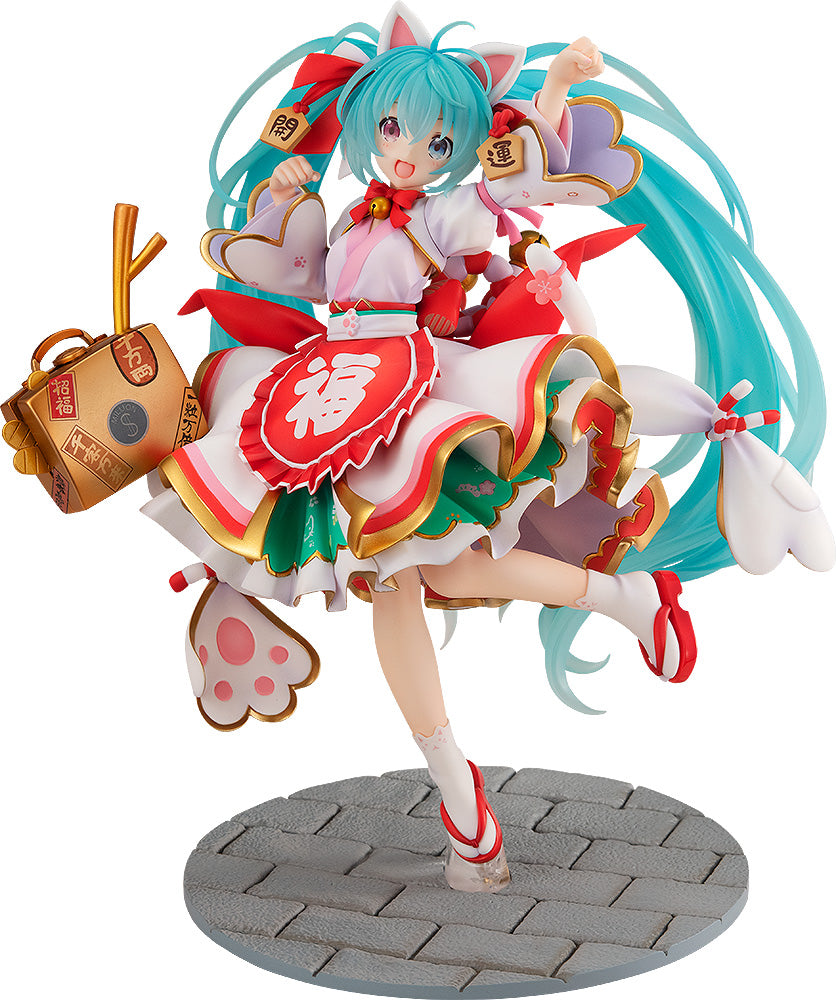 Kadokawa Character Vocal Series 01: Hatsune Miku Series Hatsune Miku Maneki Miku Ver. 1/7 Scale Figure