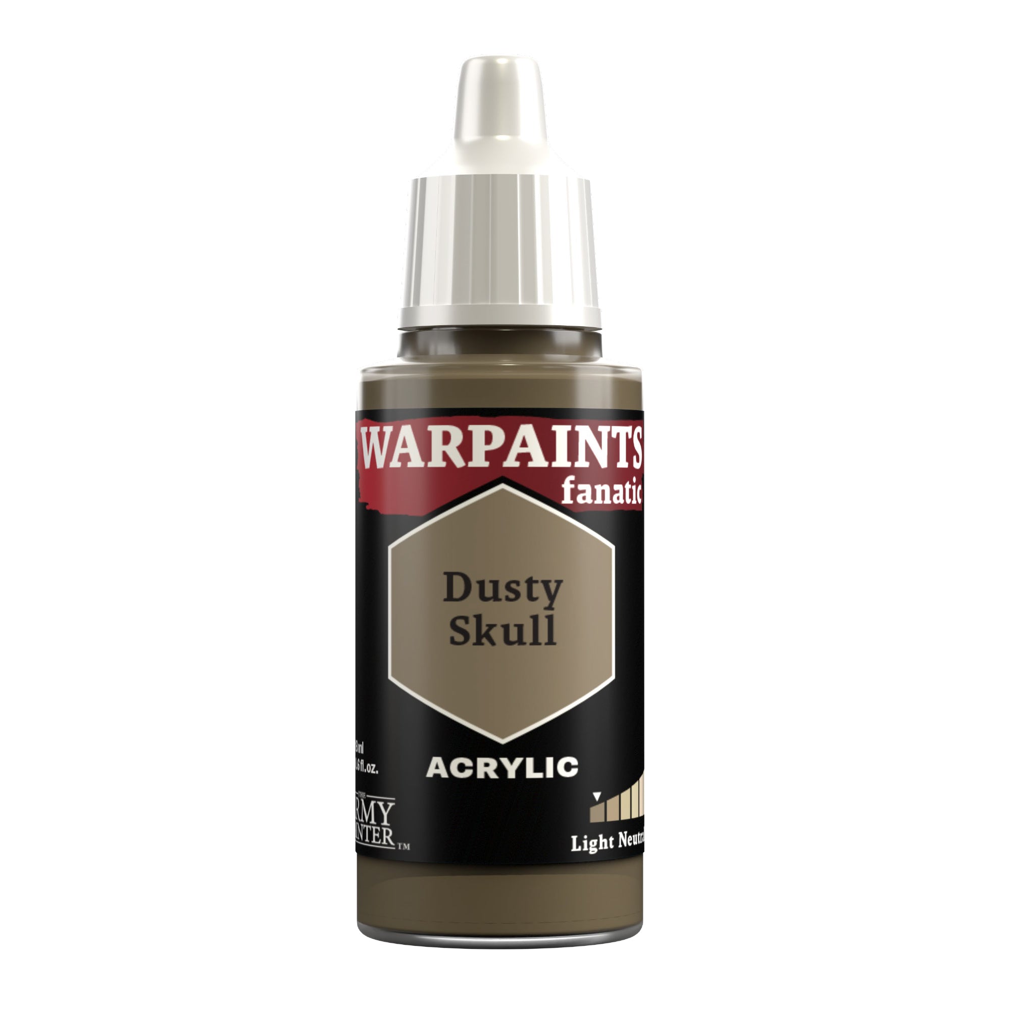 Army Painter Warpaints Fanatic Acrylic, Dusty Skull