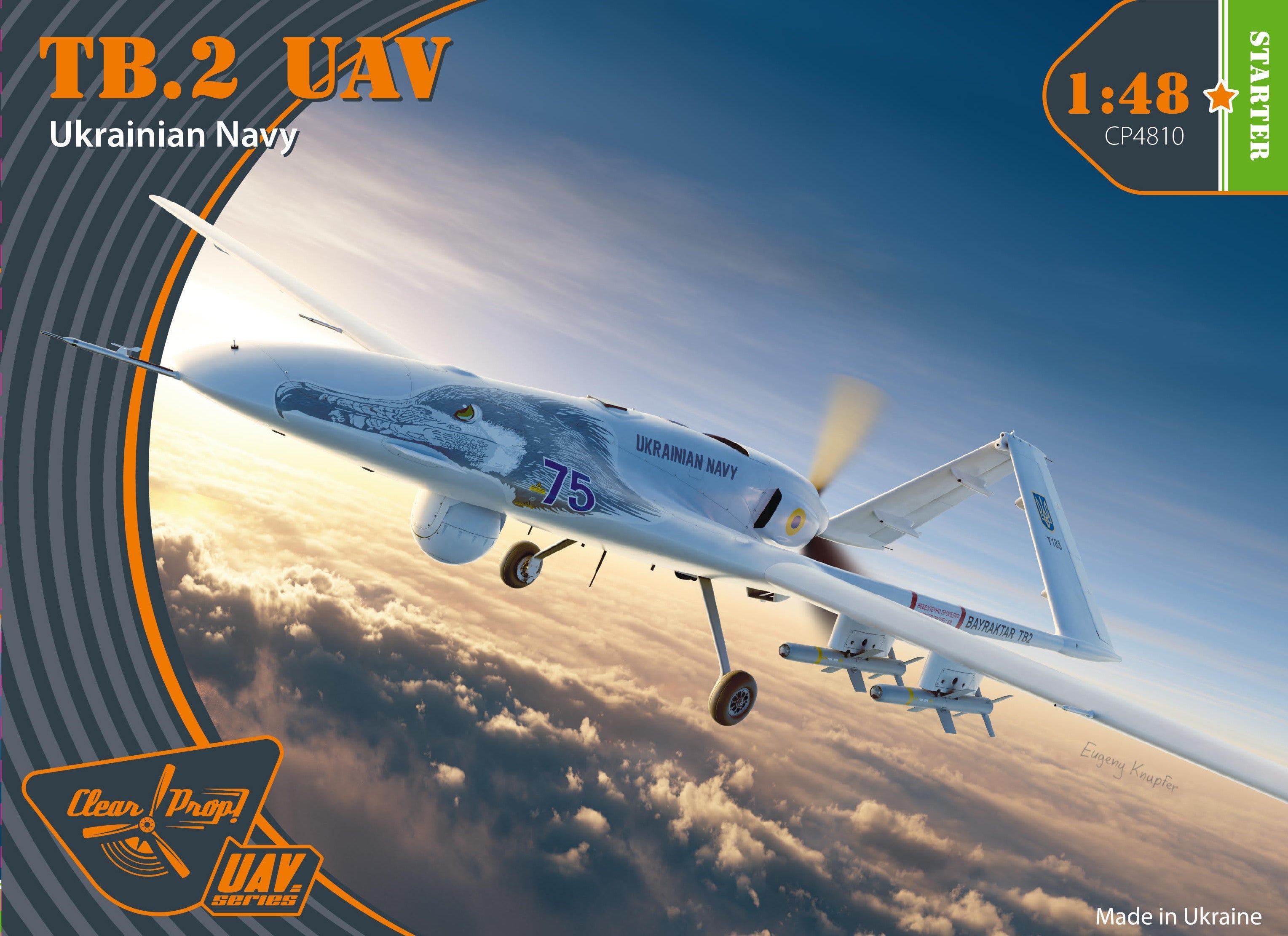 Clear Prop 1/48 TB.2 UAV UKRAINIAN NAVY [Starter Kit]