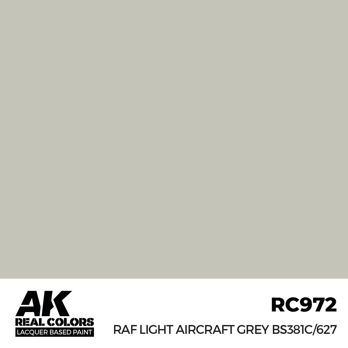 AK Interactive Real Colors RAF Light Aircraft Grey BS381C/627 17 ml. | 8435568337251