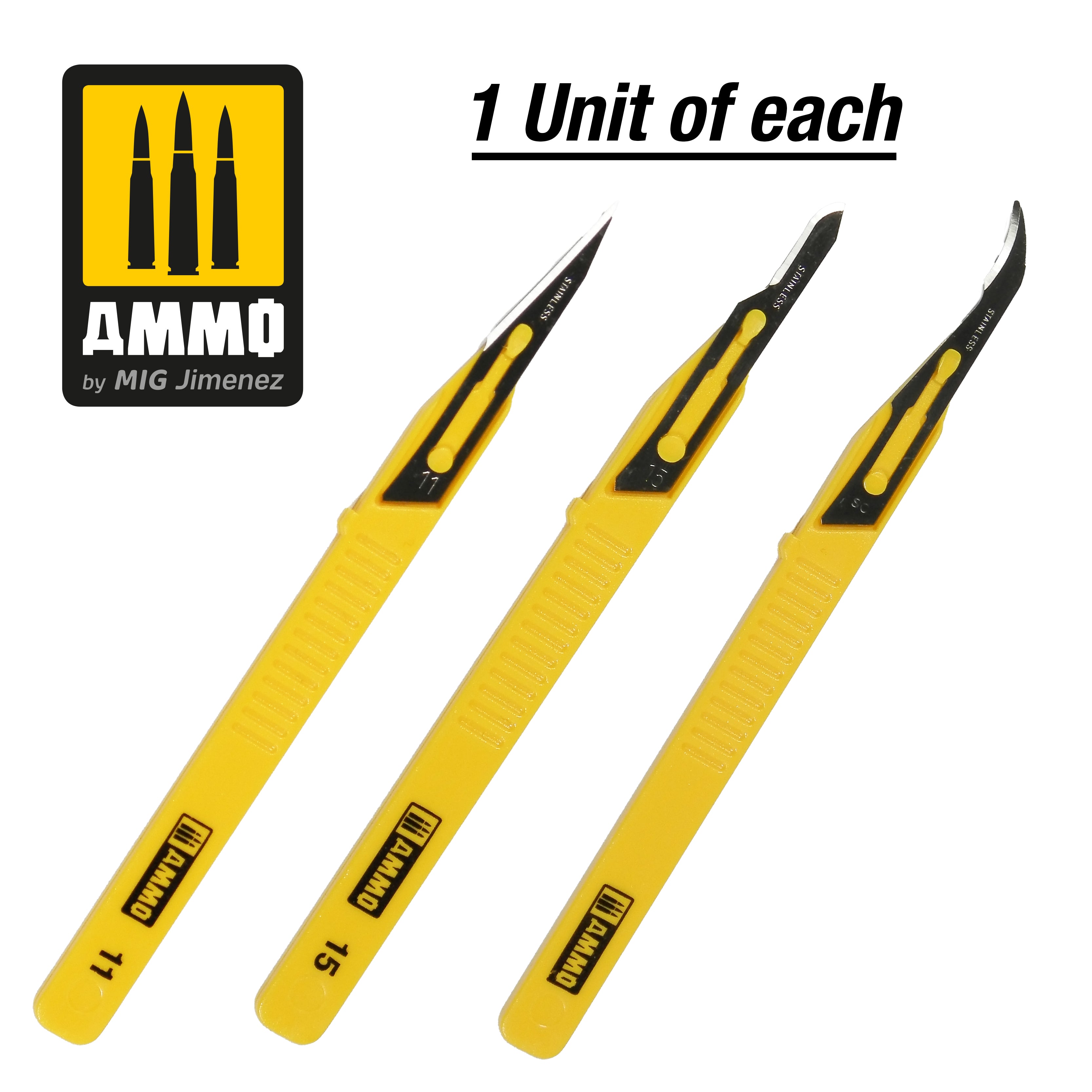 Ammo Mig Mini Blade Set (1 of each)