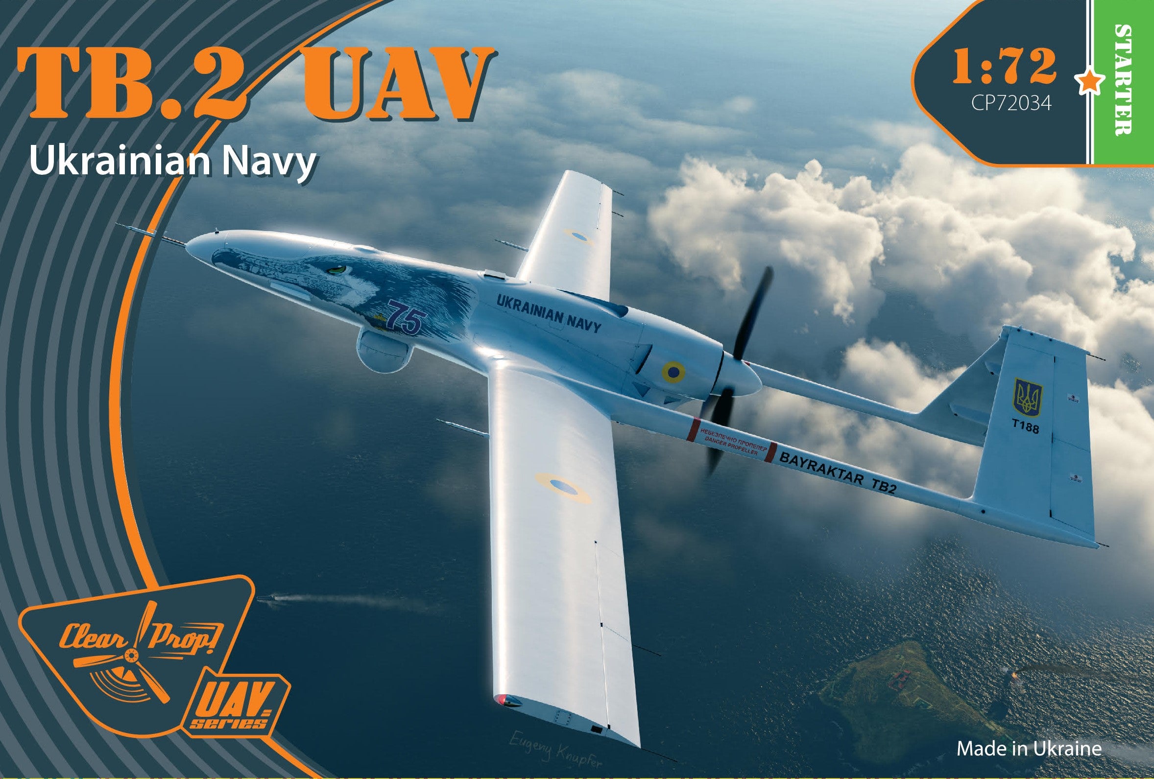 Clear Prop 1/72 TB.2 UAV UKRAINIAN NAVY [Starter Kit]