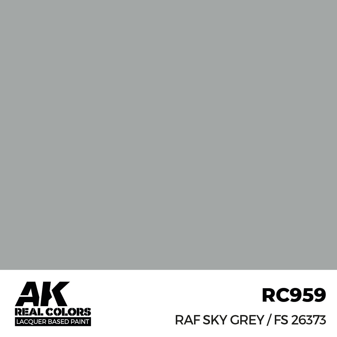 AK Interactive Real Colors RAF Sky Grey / FS 26373 17 ml. | 8435568337121