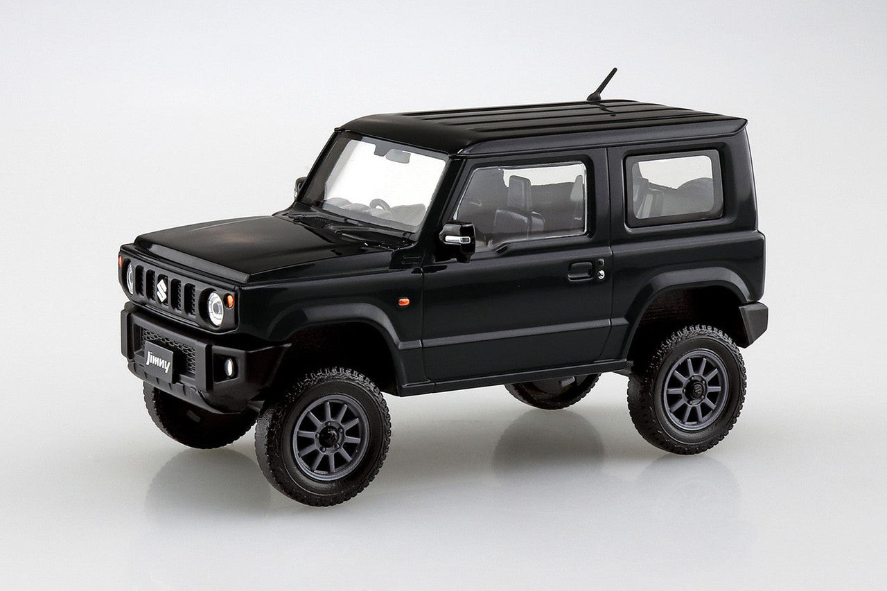 Aoshima 1/32 SNAP KIT #08-SP3 Suzuki Jimny Custom Wheel (Bluish Black Pearl3)