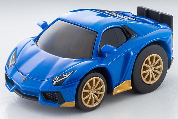 TomyTec Choro Q zero Z-74b Lamborghini Aventador Miura Homage Blue