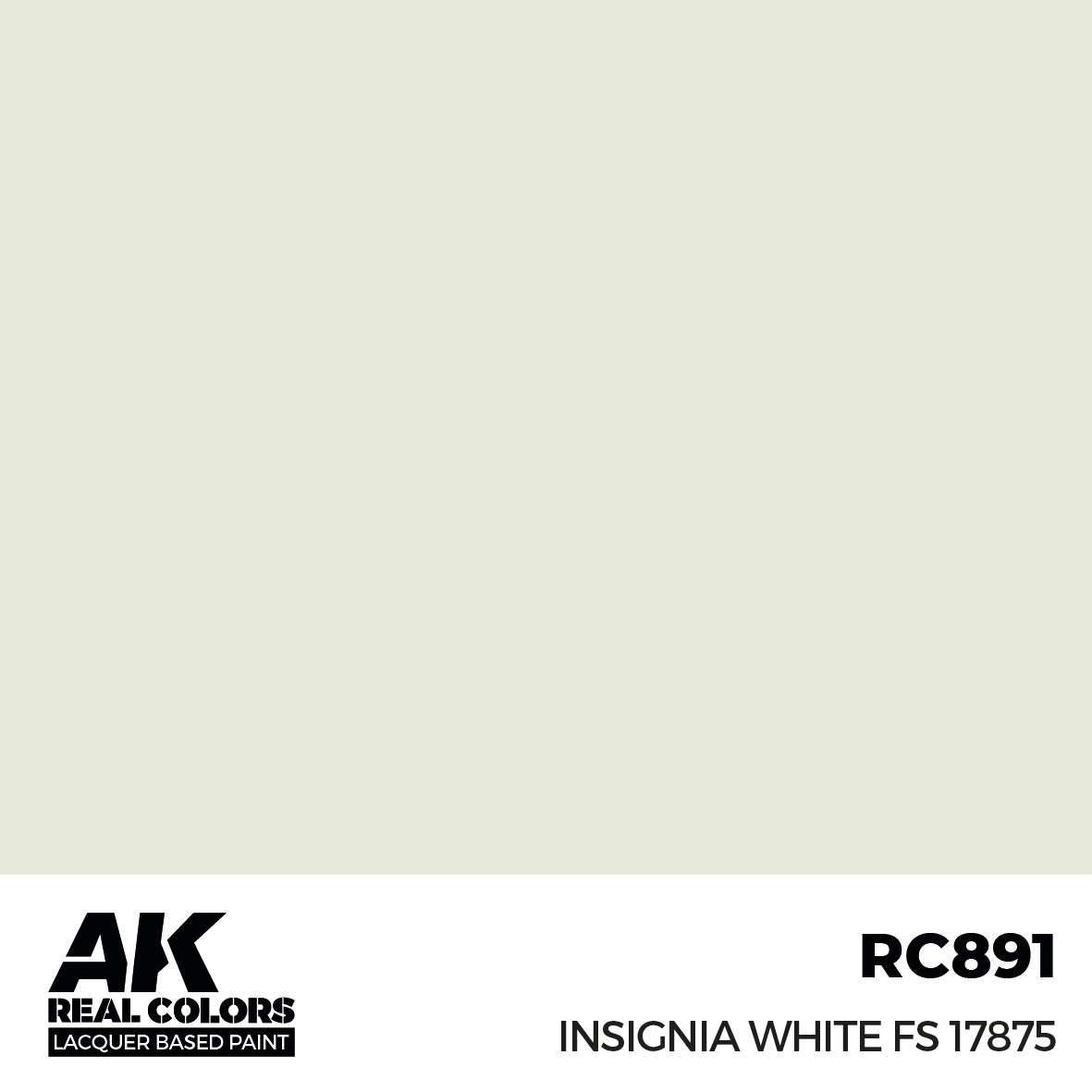 AK Interactive Real Colors Insignia White FS 17875 17 ml. | 8435568336445