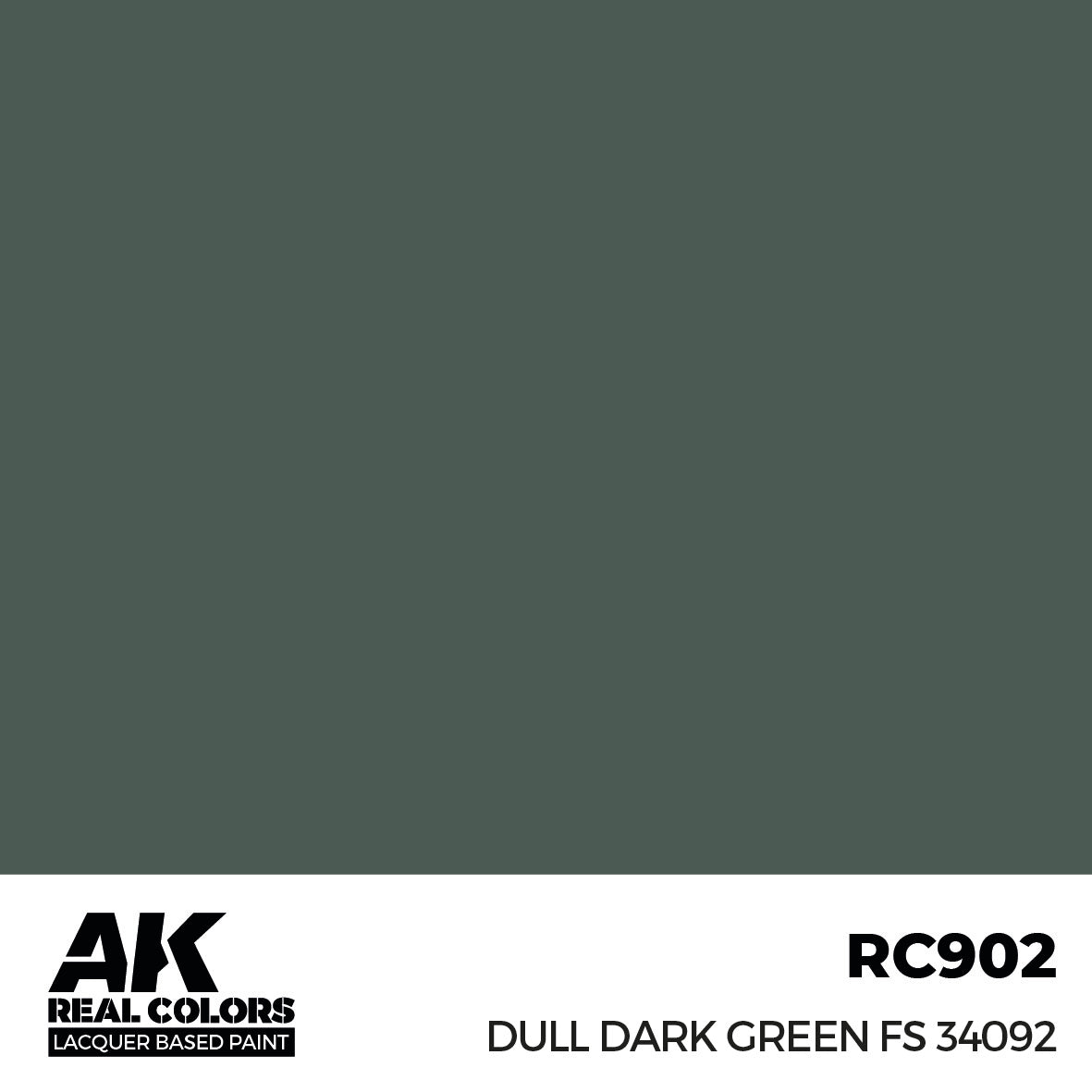 AK Interactive Real Colors Dull Dark Green FS 34092 17 ml. | 8435568336551