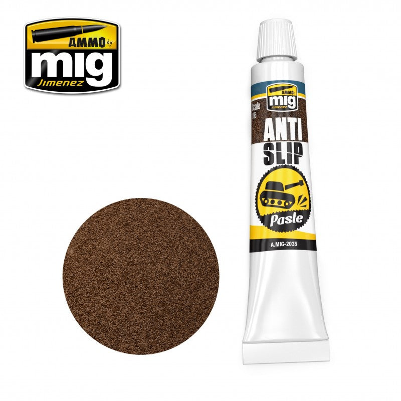 Ammo Mig Anti-Slip Paste – Brown Color (for 1/35)