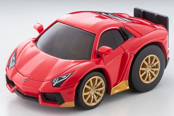 TomyTec Choro Q zero Z-74a Lamborghini Aventador Miura Homage Red