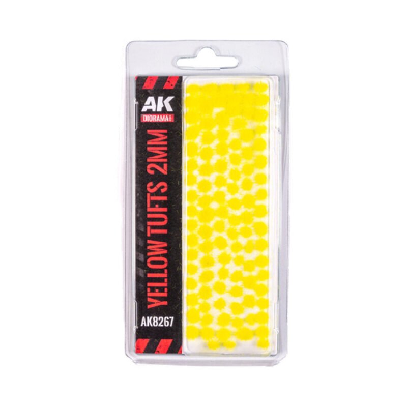 AK Interactive Yellow - Fantasy Tufts 2mm | 8435568339422