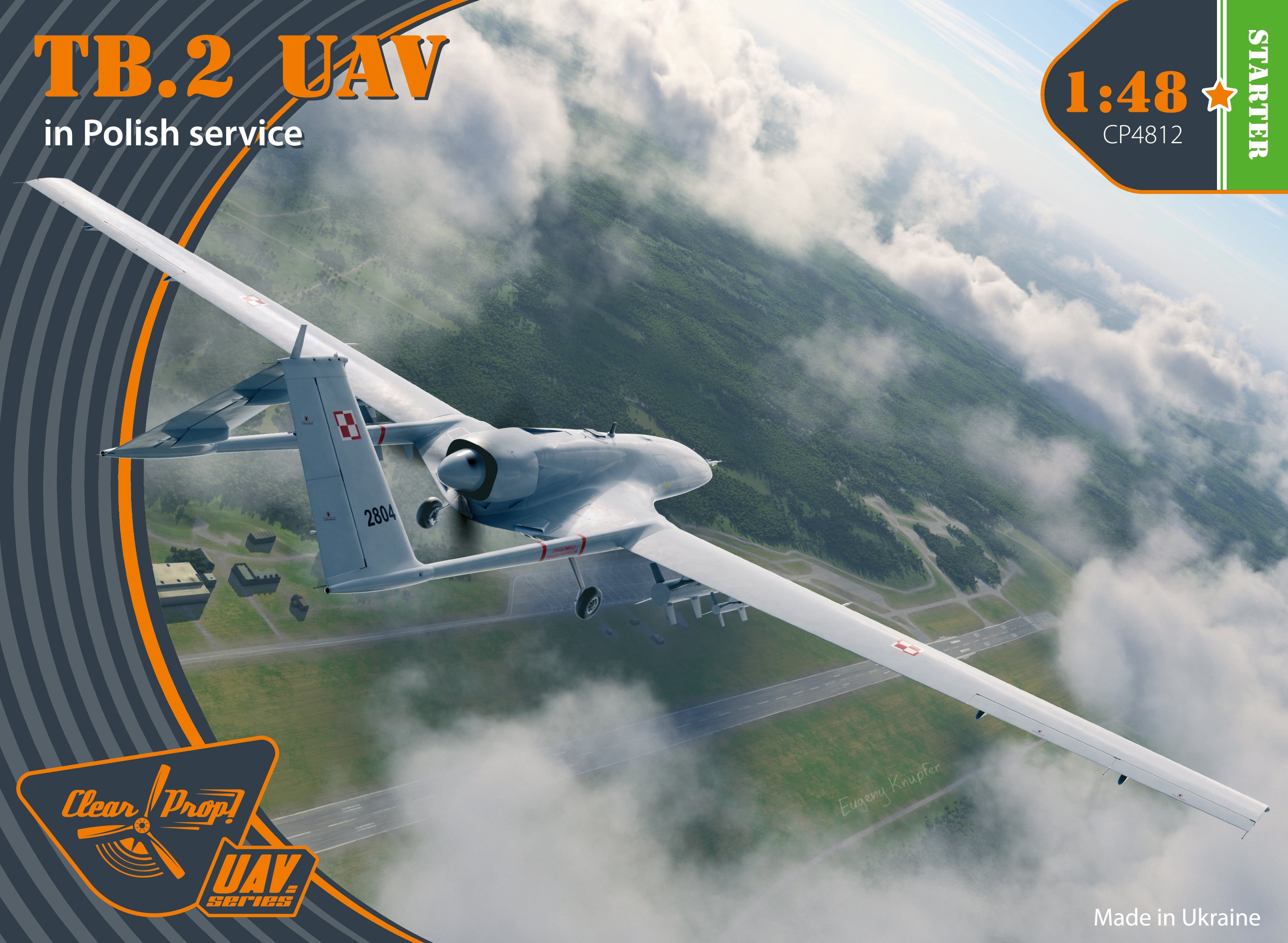 Clear Prop 1/48 TB.2 UAV in Polish service [Starter Kit]