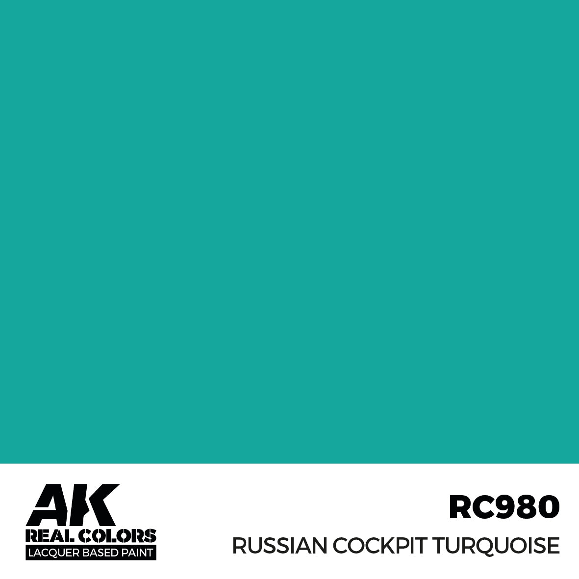 AK Interactive Real Colors Russian Cockpit Torquoise 17ml. | 8435568337336