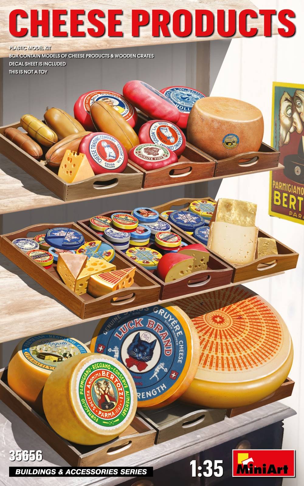 MiniArt 1/35 Cheese Products