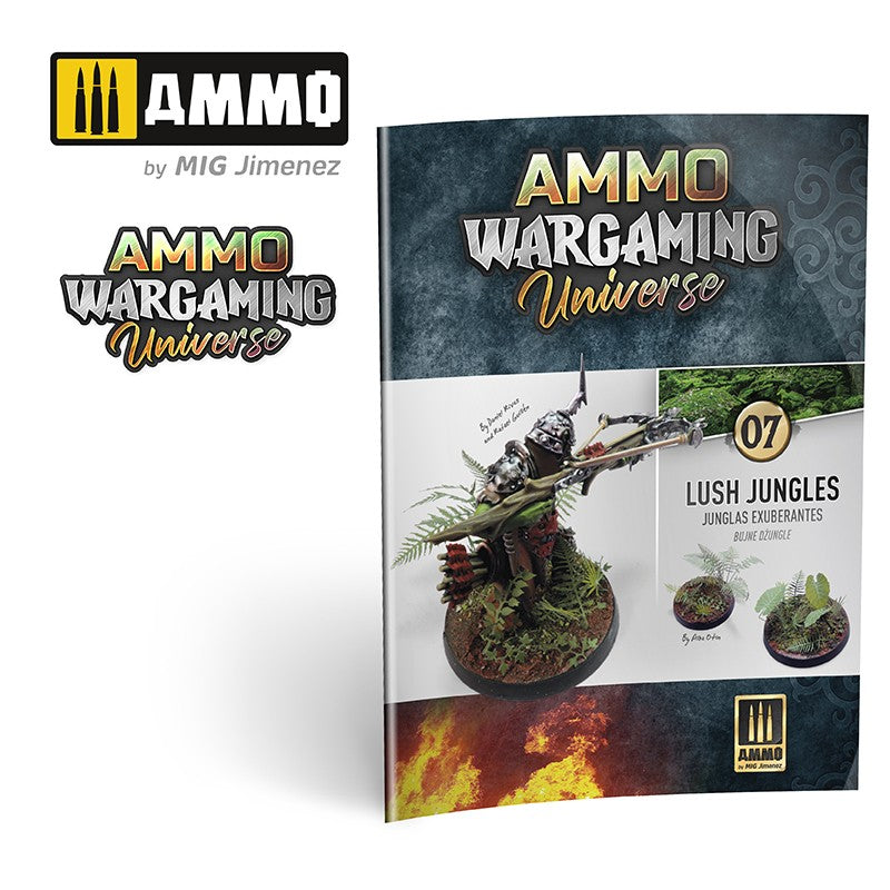 Ammo Mig AMMO WARGAMING UNIVERSE Book 07 – Lush Jungles (English, Castellano, Polski)