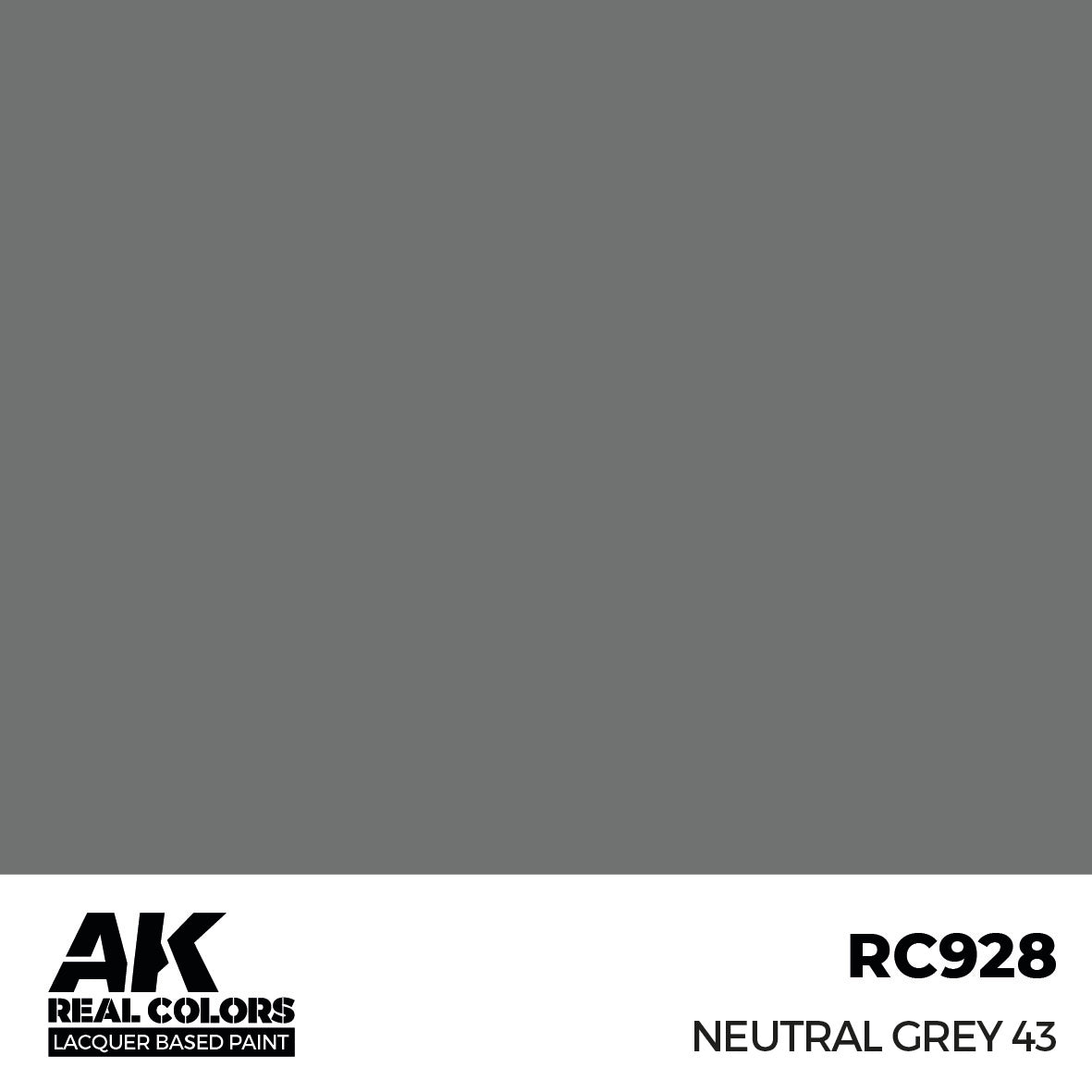 AK Interactive Real Colors Neutral Grey 43 17 ml. | 8435568336810