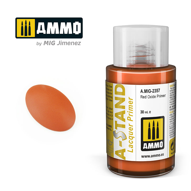 Ammo Mig A-Stand Lacquer Paint 30ml - Red Oxide Primer