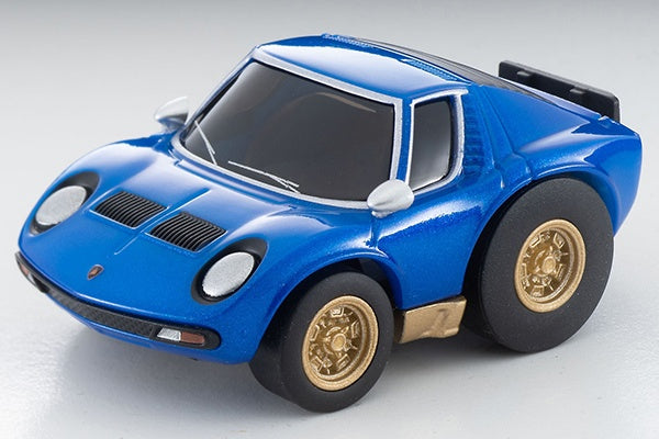 TomyTec Choro Q zero Z-73b Lamborghini Miura SV Blue