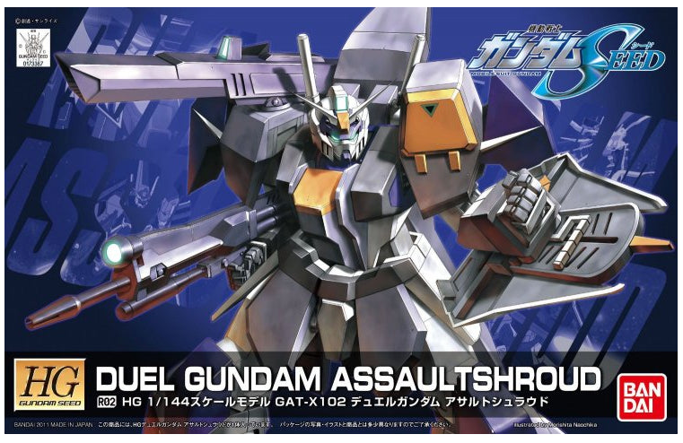 BANDAI Hobby HG 1/144 R02 Duel Gundam Assault Shroud