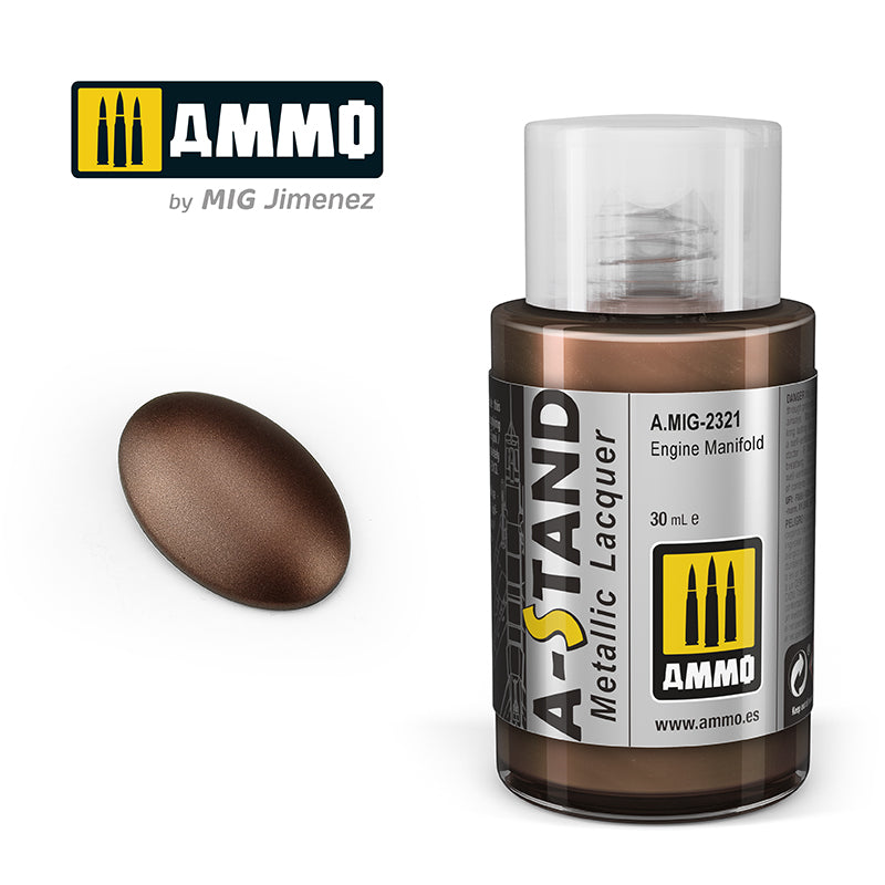 Ammo Mig A-Stand Lacquer Paint 30ml - Engine Manifold