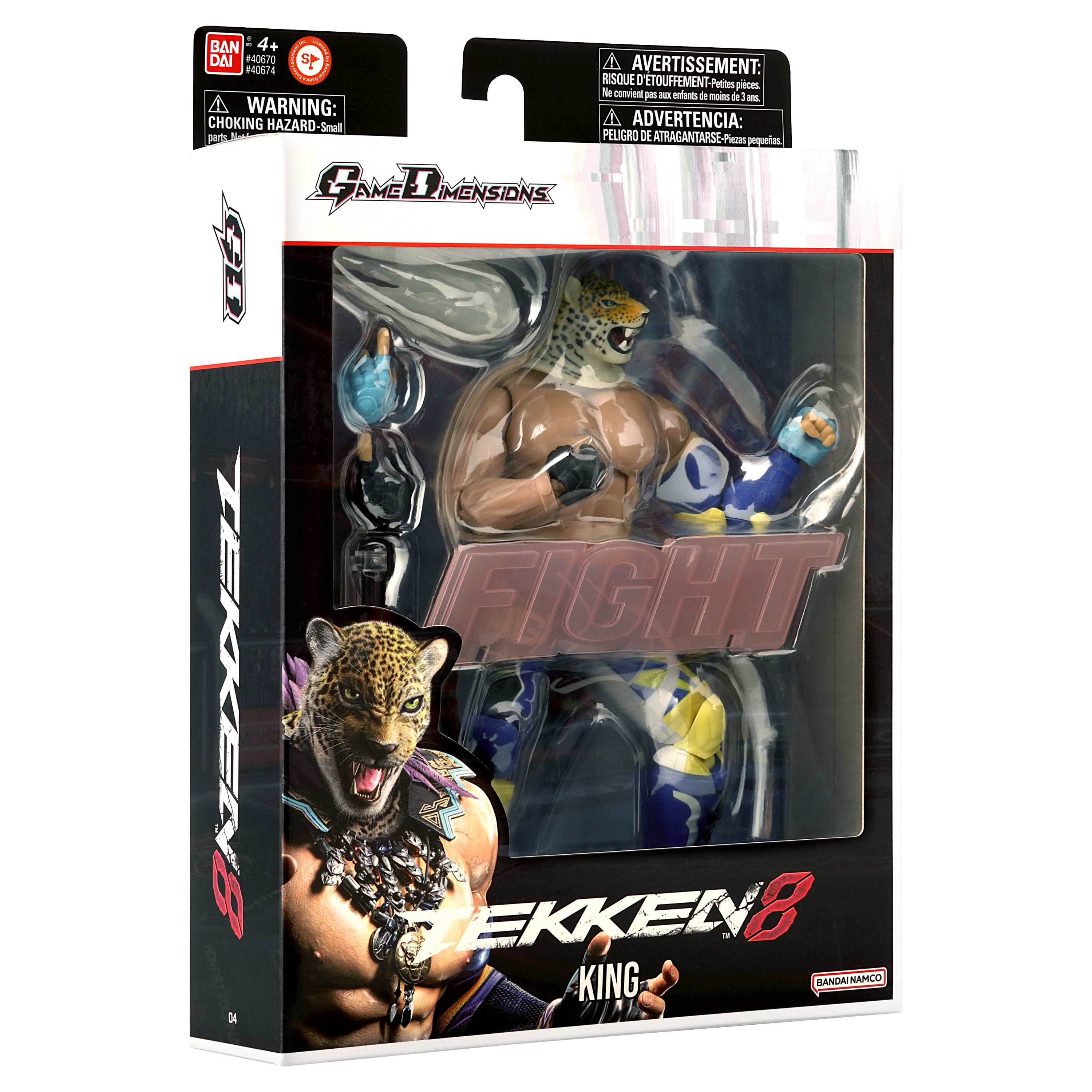 Bandai GameDimensions Tekken Action Figure -King- "Tekken 8"