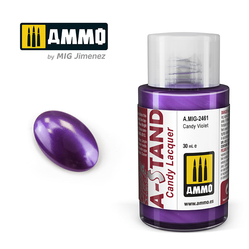 Ammo Mig A-Stand Lacquer Paint 30ml - Candy Violet