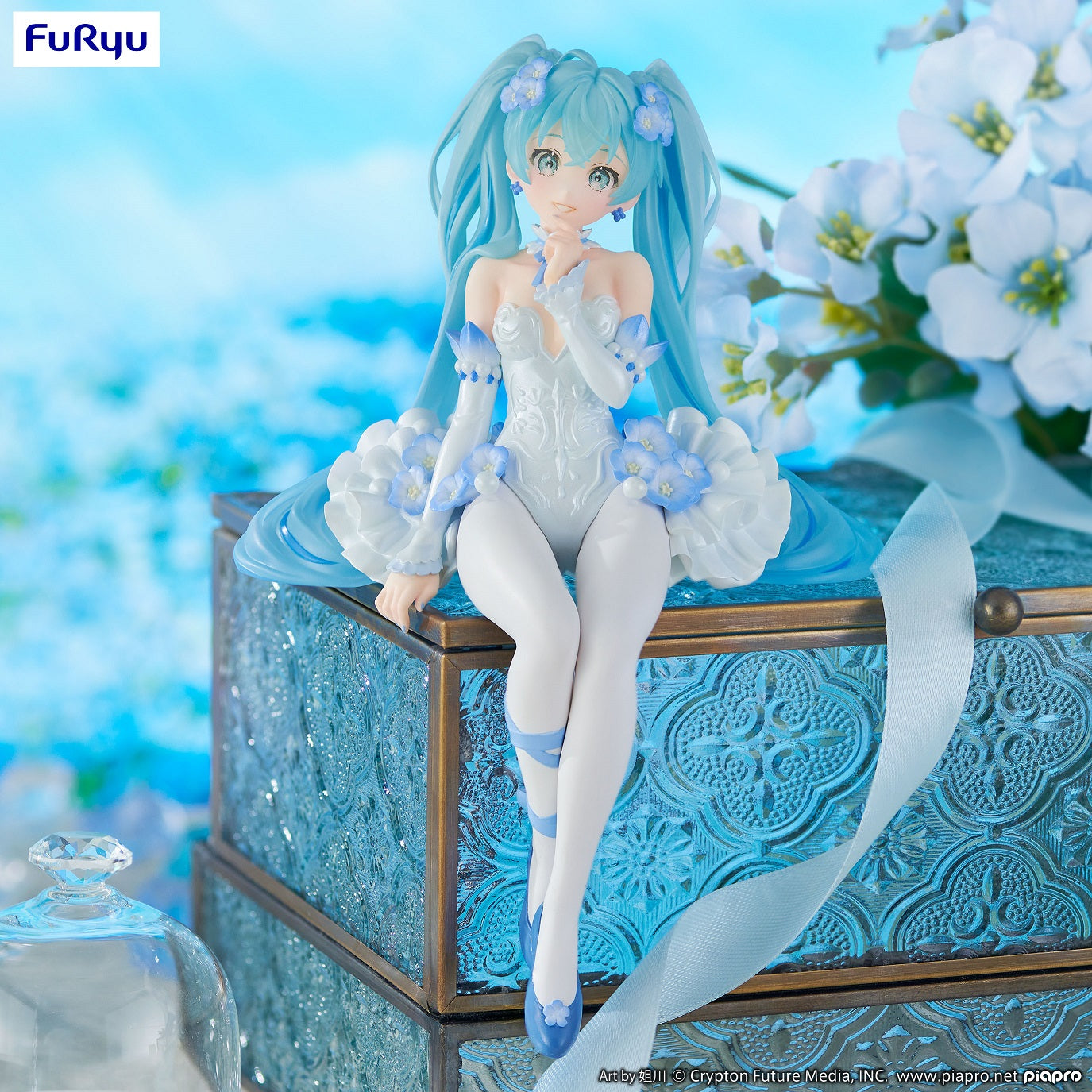 FURYU Corporation Hatsune Miku　Noodle Stopper Figure -Hatsune Miku Flower Fairy Nemophila-(re-run)