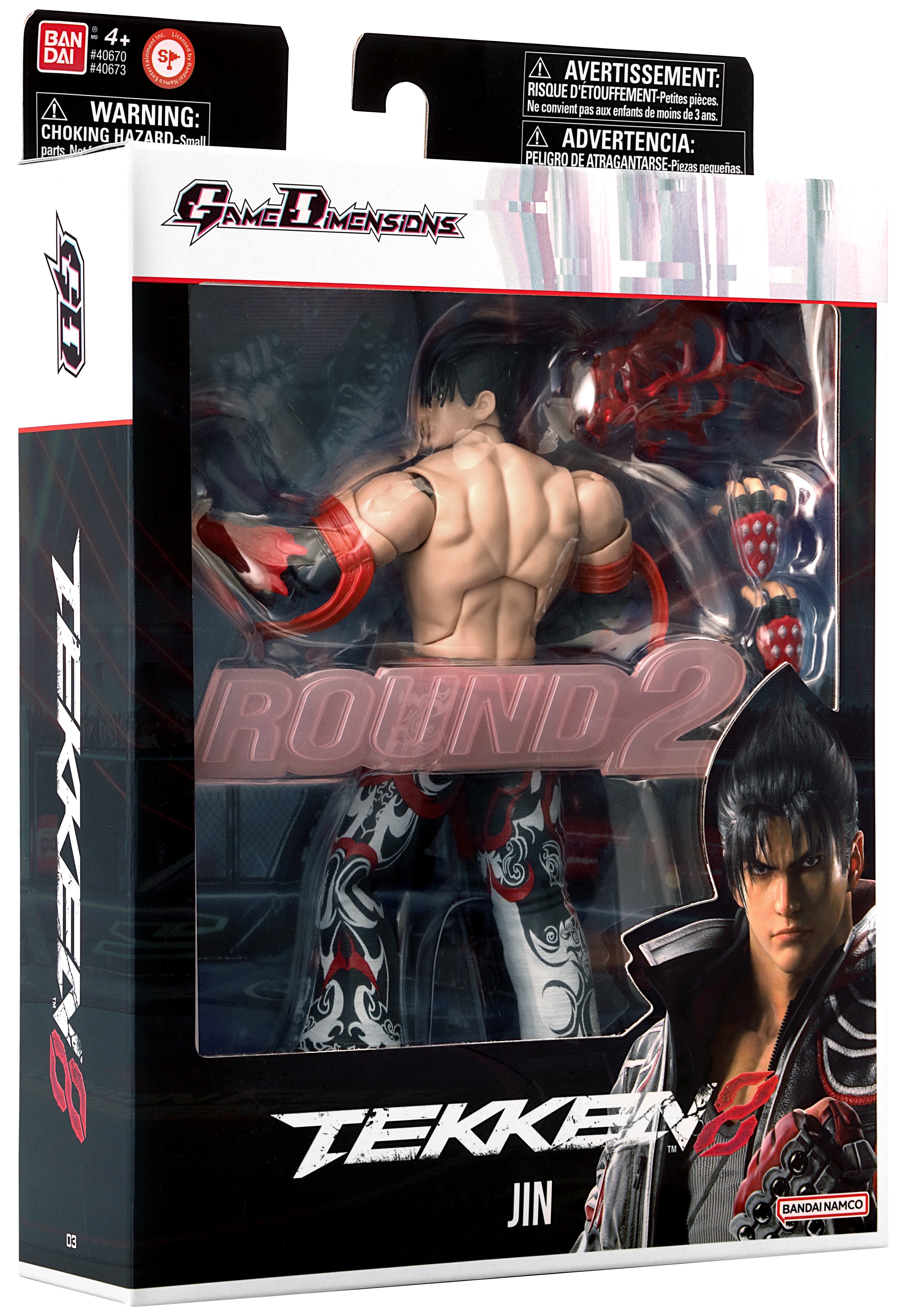 Bandai GameDimensions Tekken Action Figure -Jin Kazama- "Tekken 8"