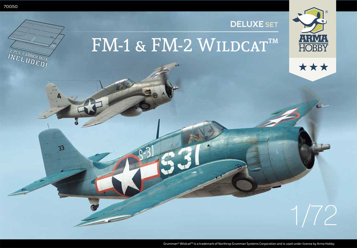 Arma Hobby 1/72 FM-1 & FM-2 Wildcat Deluxe Set