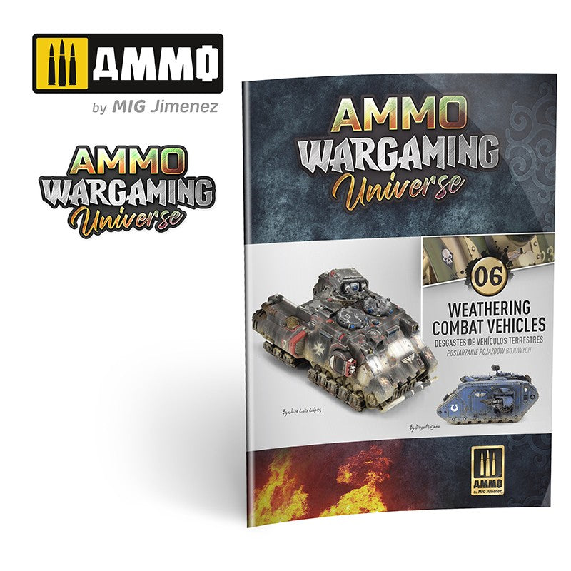 Ammo Mig AMMO WARGAMING UNIVERSE Book 06 – Weathering Combat Vehicles (English, Castellano, Polski)