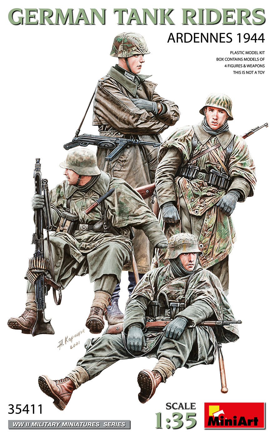 MiniArt 1/35 German Tank Riders. Ardennes 1944