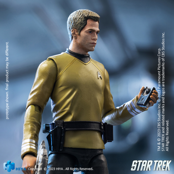 HIYA Toys Exquisite Mini Series 1/18 Scale STAR TREK 2009 Kirk Action Figure