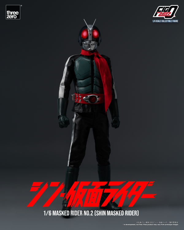 threezero FigZero 1/6 Masked Rider No.2 (SHIN MASKED RIDER)(4895250807969)(4895250807969)