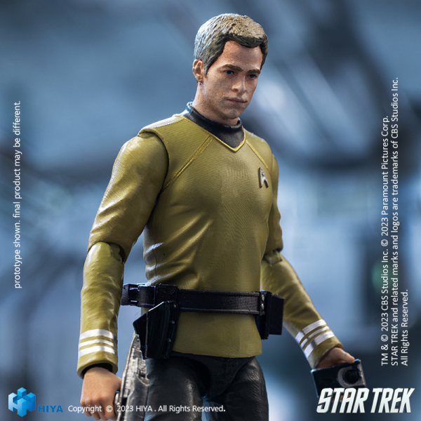 HIYA Toys Exquisite Mini Series 1/18 Scale STAR TREK 2009 Kirk Action Figure