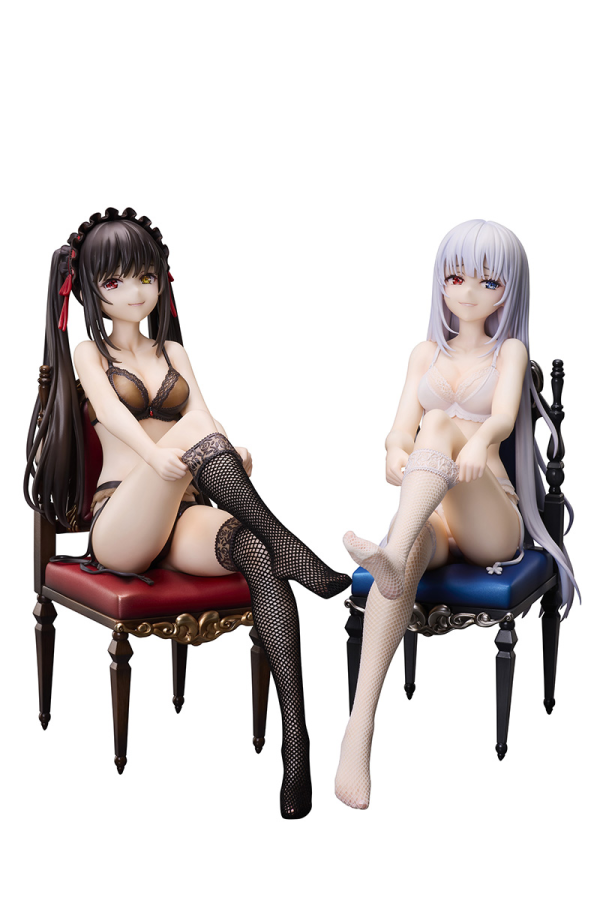 Design COCO Date A Bullet Kurumi Tokisaki & White Queen 1/7 Complete Figure Set | 4595643112389