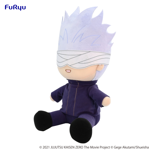 Jujutsu Kaisen 0: The Movie　KYURUMARU Big Plush Toy-Satoru Gojo-