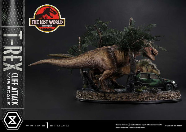 Prime 1 Studio Legacy Museum Collection The Lost World: Jurassic Park (Film) T-Rex Cliff Attack 1/15 scale Bonus Version(4582647121011)(4582647121011)