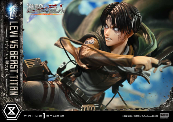 Prime 1 Studio Ultimate Premium Masterline  TV animation Attack On Titan  Levi versus Beast Titan | 4582647120052