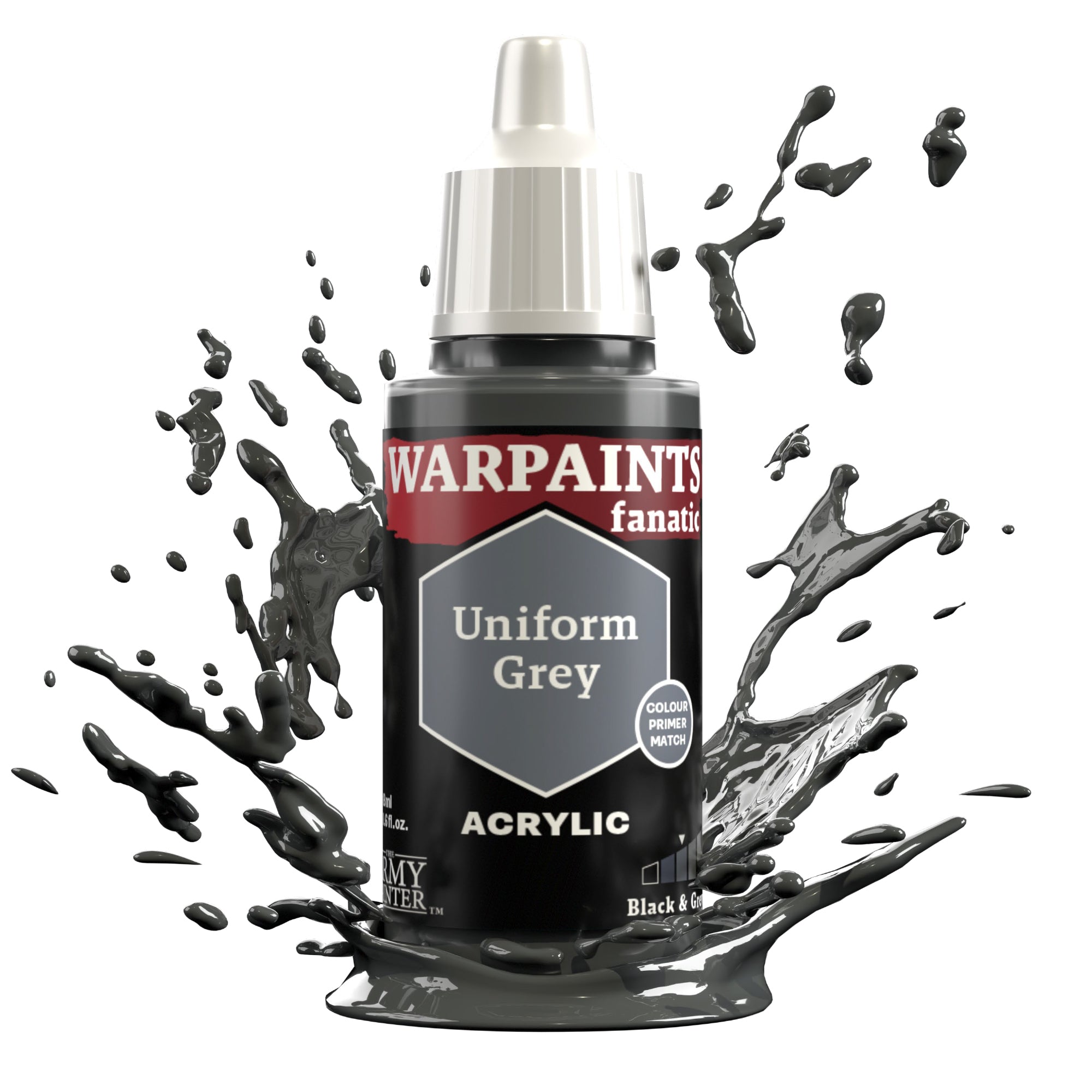 Army Painter Warpaints Fanatic Acrylic, Uniform Grey