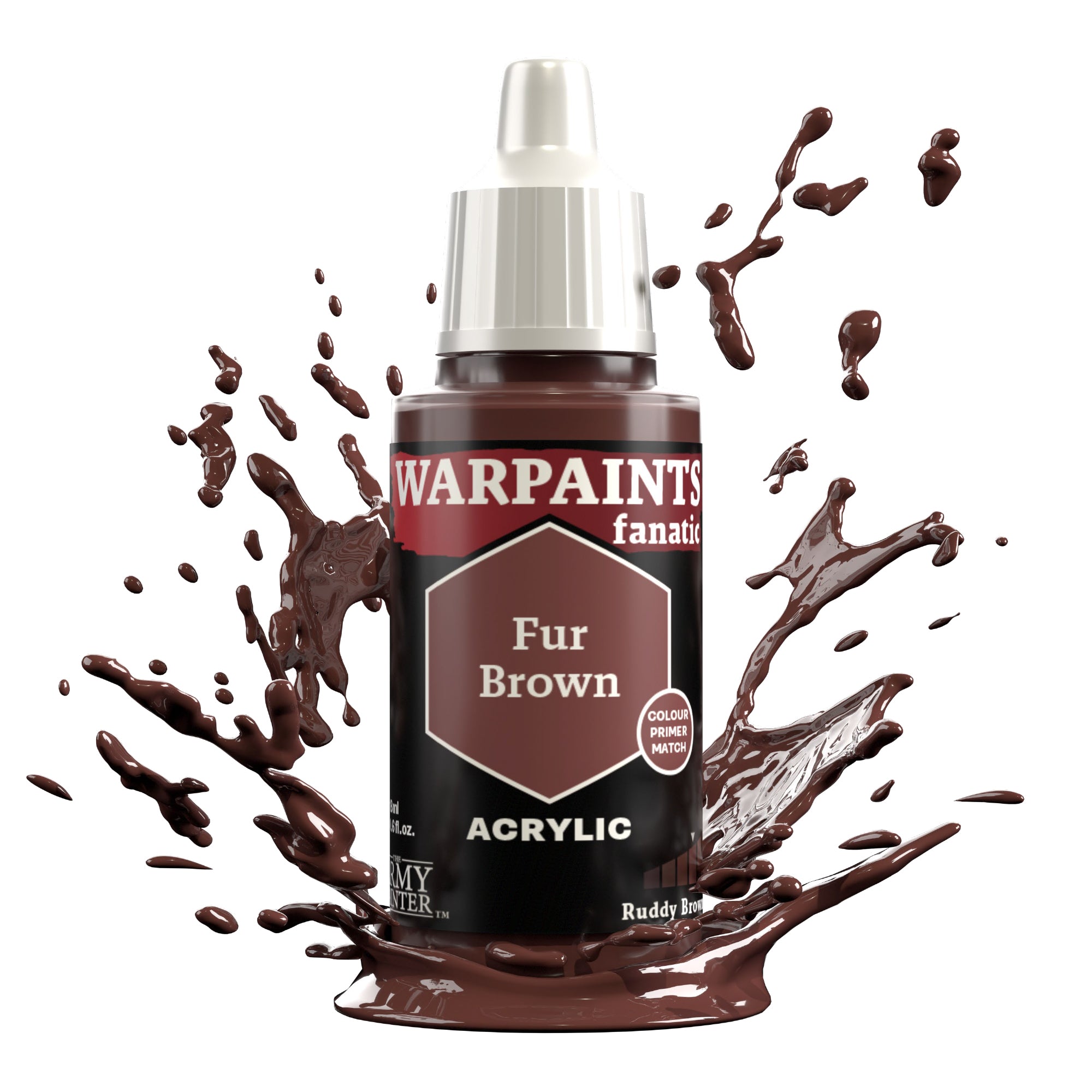 Army Painter Warpaints Fanatic Acrylic, Fur Brown