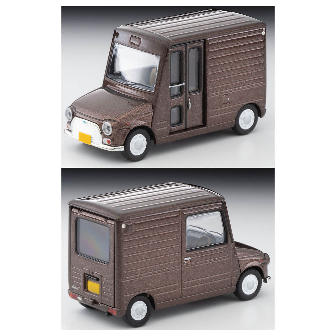 Tomica Limited Vintage 1/64 LV-N283a Daihatsu Mira Walk-through Van Custom spec. Brown