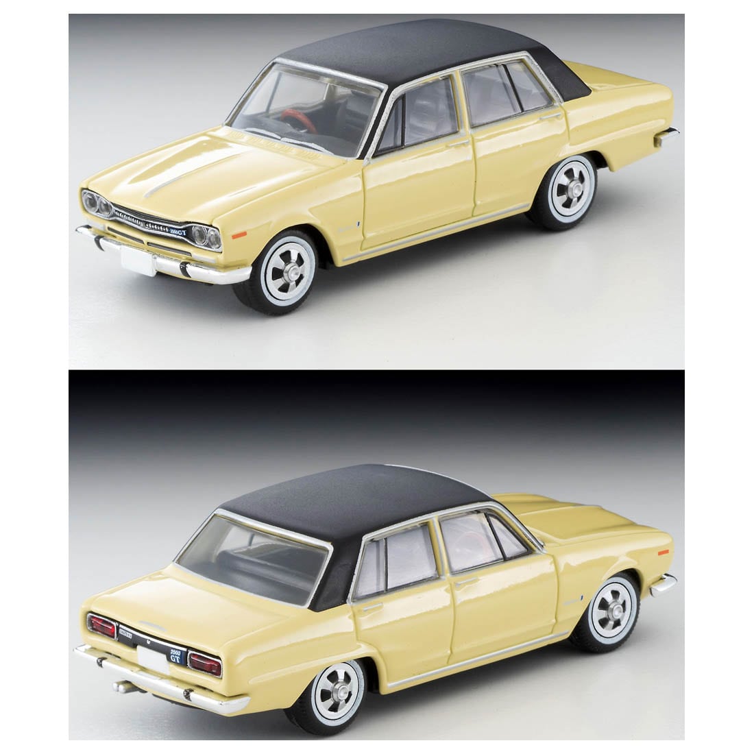 Tomica Limited Vintage 1/64 LV-202a Nissan Skyline 2000GT Yellow/Black 1970 model