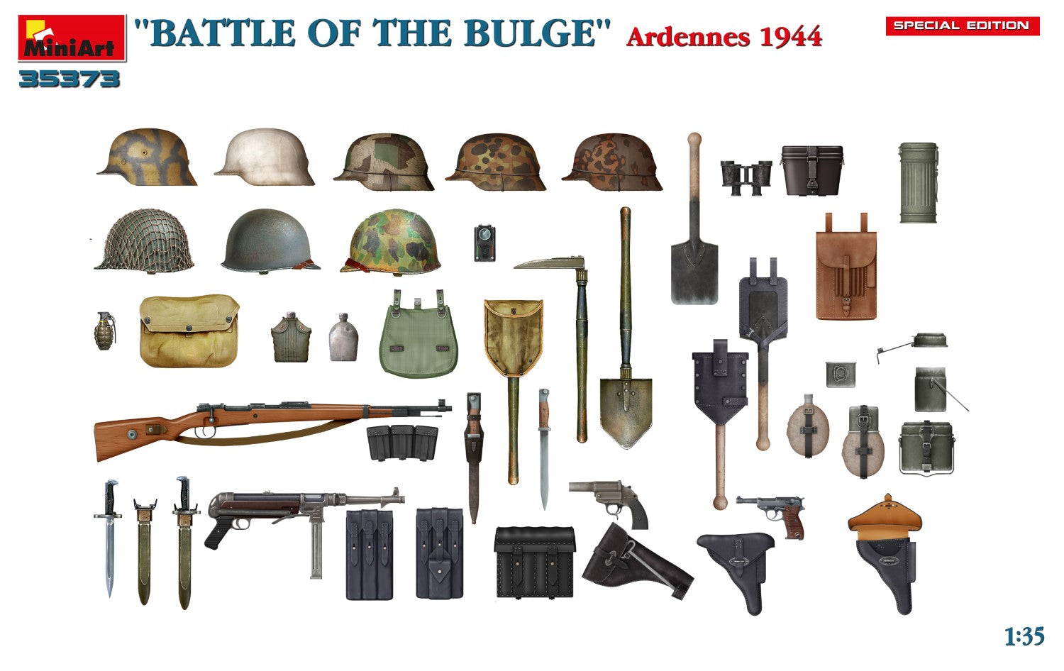 MiniArt 1/35 "Battle of the Bulge". Ardennes 1944. Special Edition