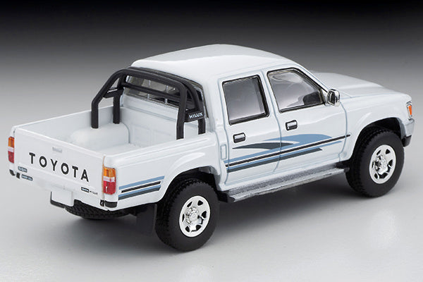 Tomica 1/64 Limited Vintage LV-N256b Hilux 4WD Pick Up Double Cab SSR White 1991