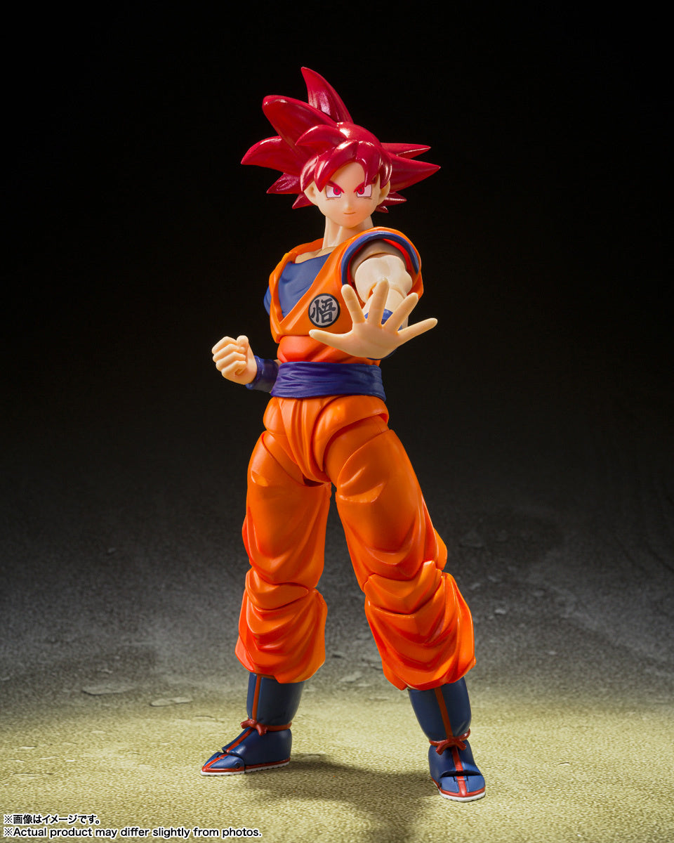 BANDAI Spirits SUPER SAIYAN GOD SON GOKU -SAIYAN GOD OF VIRTUE- "DRAGON BALL SUPER", TAMASHII NATIONS S.H.Figuarts