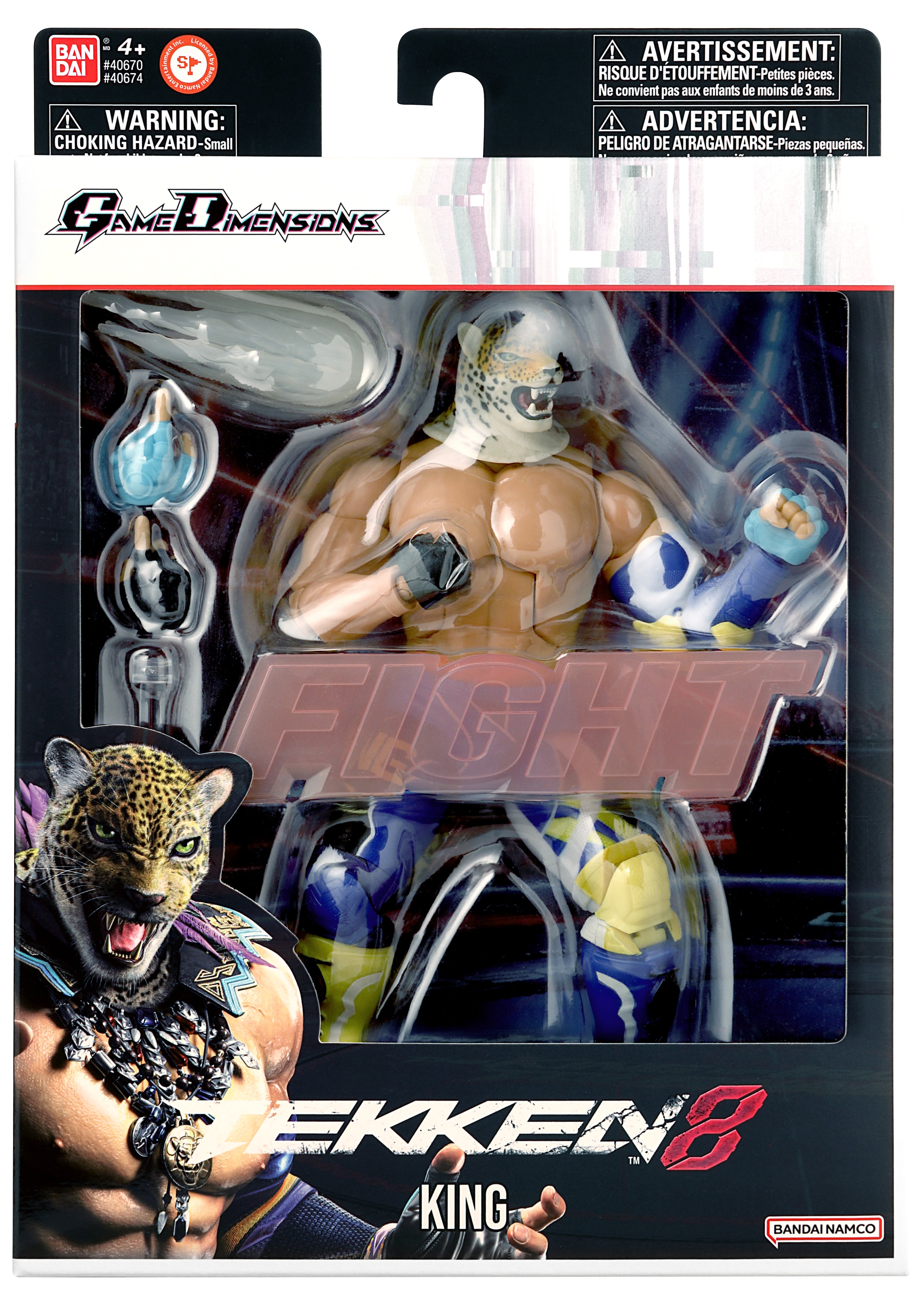 Bandai GameDimensions Tekken Action Figure -King- "Tekken 8"