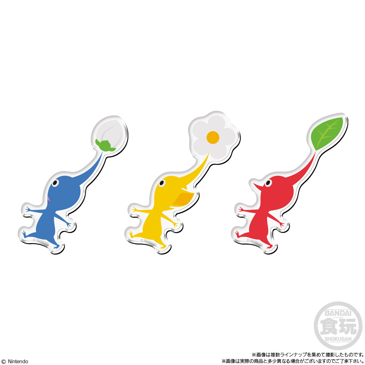 Bandai Shokugan Chara Magnet Pikmin (Blind Box of 14)