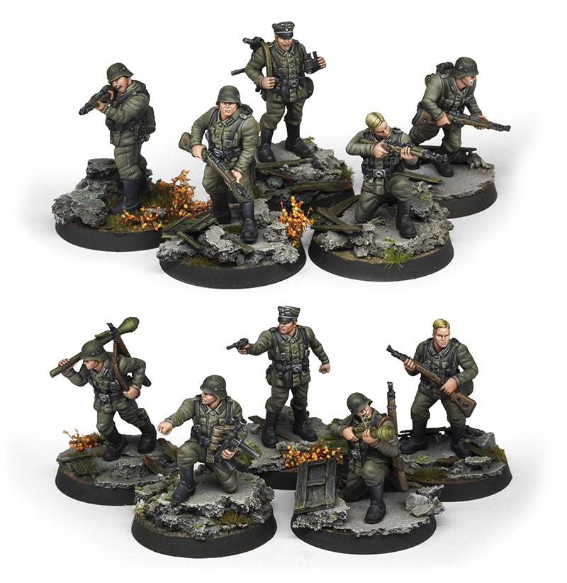 AK Interactive Fortunate Sons Panzergrenadier Division (10 Miniatures)