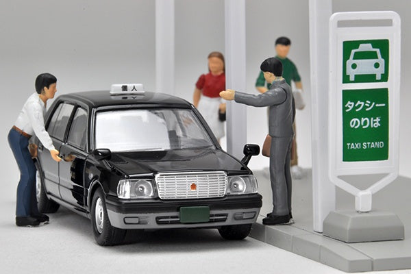 Tomica Limited Vintage Diocolle 64 1/64 #Car Snap 04b Taxi Stop Including Crown Comfort