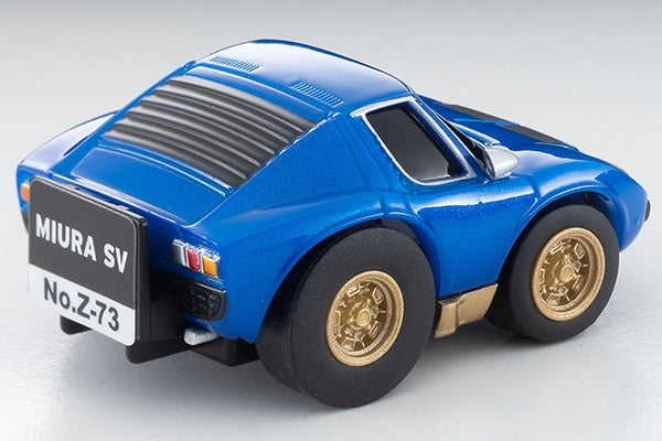 TomyTec Choro Q zero Z-73b Lamborghini Miura SV Blue