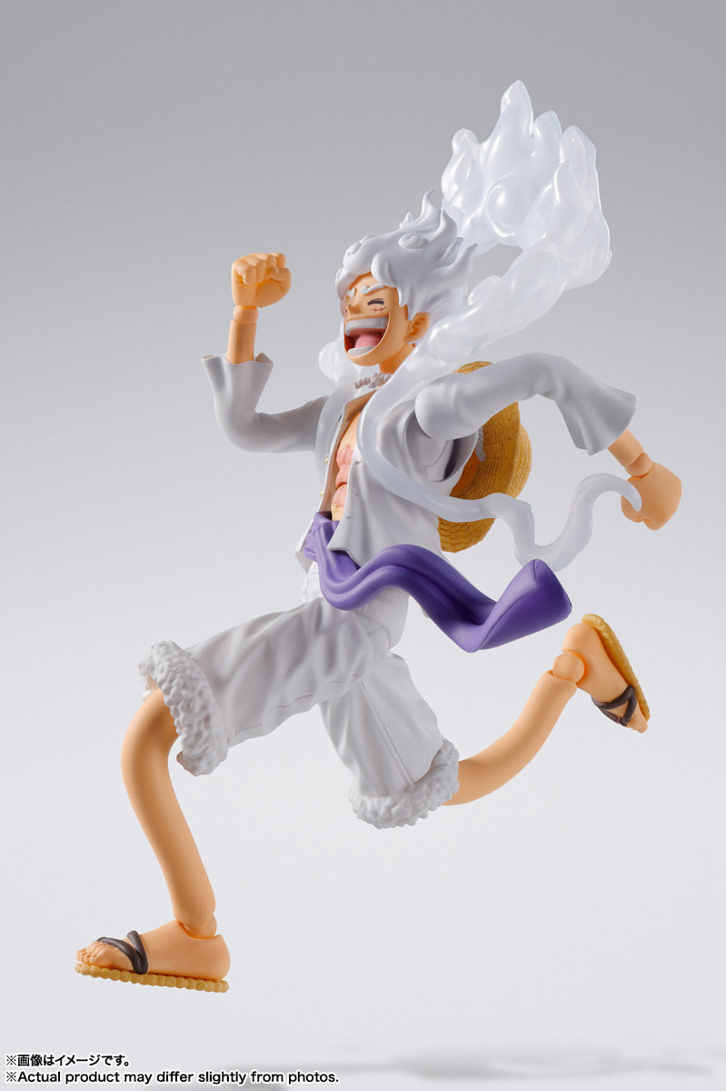 BANDAI Spirits MONKEY.D.LUFFY -GEAR5- "ONE PIECE", TAMASHII NATIONS S.H.Figuarts